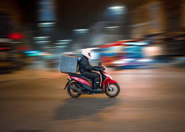 Delivery en moto